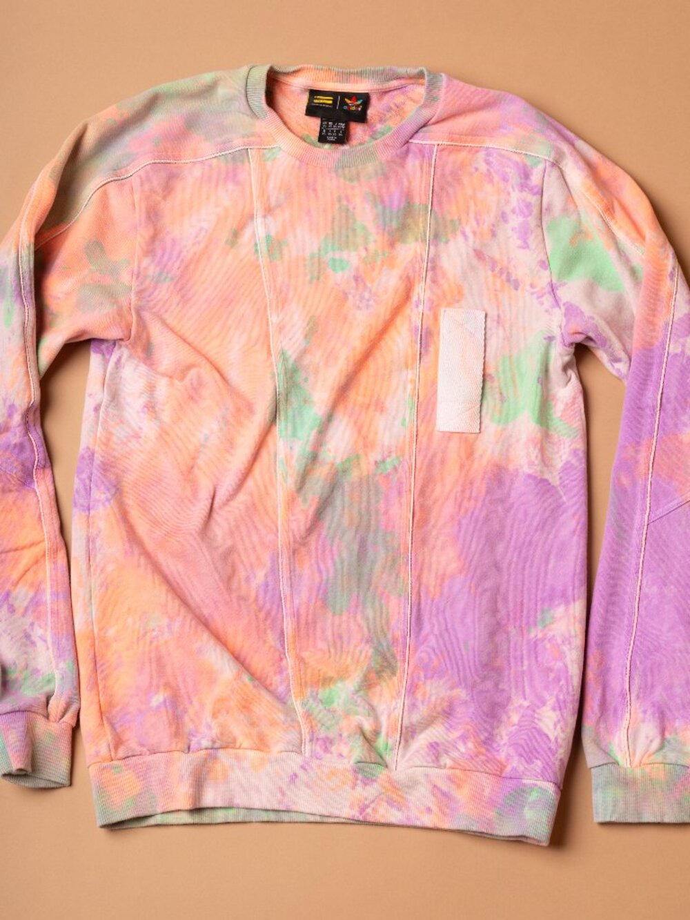Adidas x Pharrell Williams Hu Holi Crewneck Sweatshirt Unisex XS Tie Powder Dye